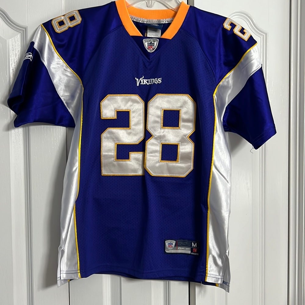 Reebok Kids Medium Peterson Vikings Jersey